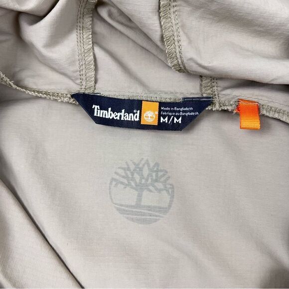 TIMBERLAND Men's Half-Zip Colorblocked Water-Resistant Windbreaker Jacket - Picture 7 of 10